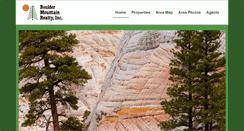 Desktop Screenshot of bouldermountainrealty.com