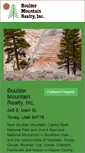 Mobile Screenshot of bouldermountainrealty.com
